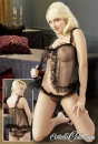 Babydoll mit Slip schwarz