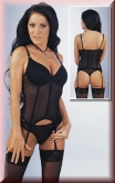 Corsagen-Set Powernetz schwarz