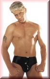 Schwarze Latex Pants für Männer