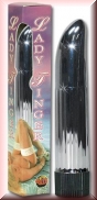 silberner Vibrator Ladyfinger