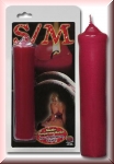 S/M Kerze rot