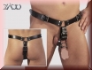 Leder Herren String