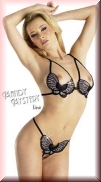 Schmetterling Set schwarz