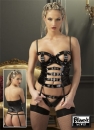 Lack Top und String und Strapshaltern